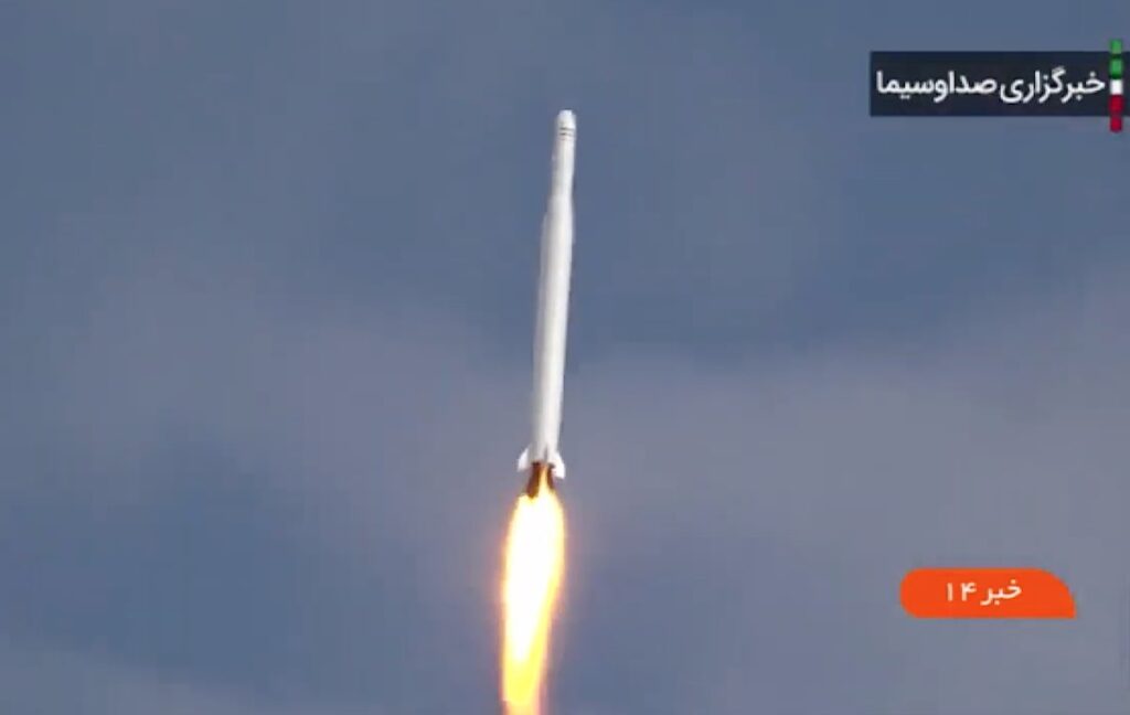 Irans Military Successfully Launches Satellite