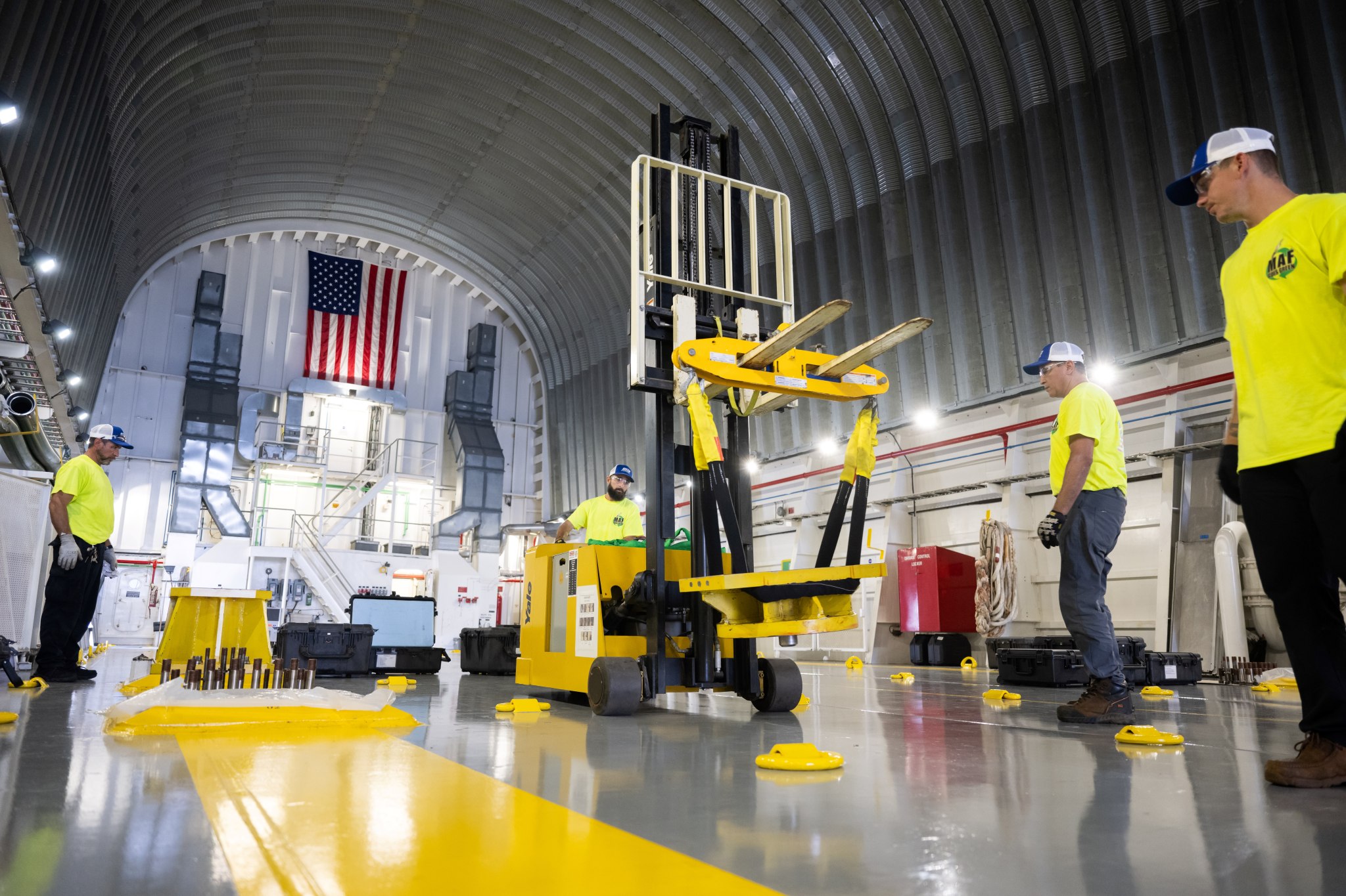 NASA Barge Preparations Underway for Artemis II Rocket Stage Delivery