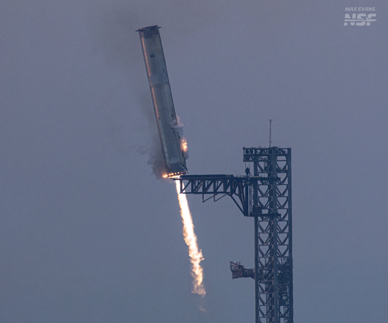 SpaceX Catches a Super Heavy Booster During a Milestone Flight 5