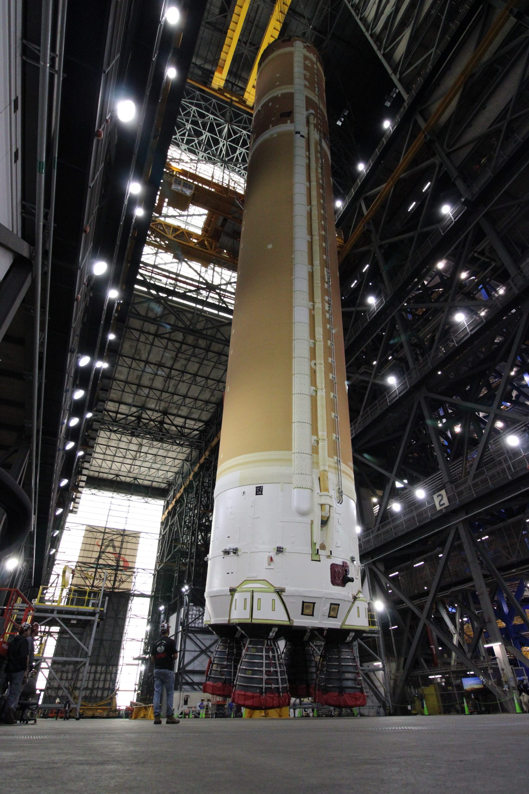 Artemis II Core Stage Goes Vertical Space Launch Schedule