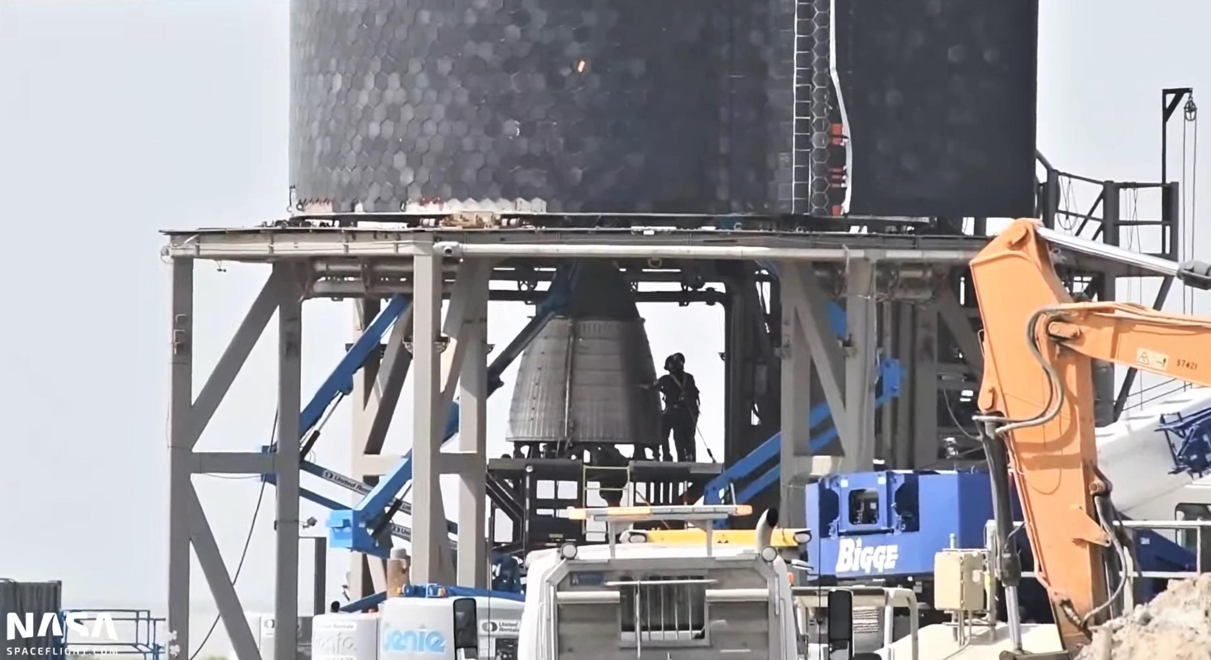 SpaceX installs Raptor Vacuum engine on first orbitalclass Starship