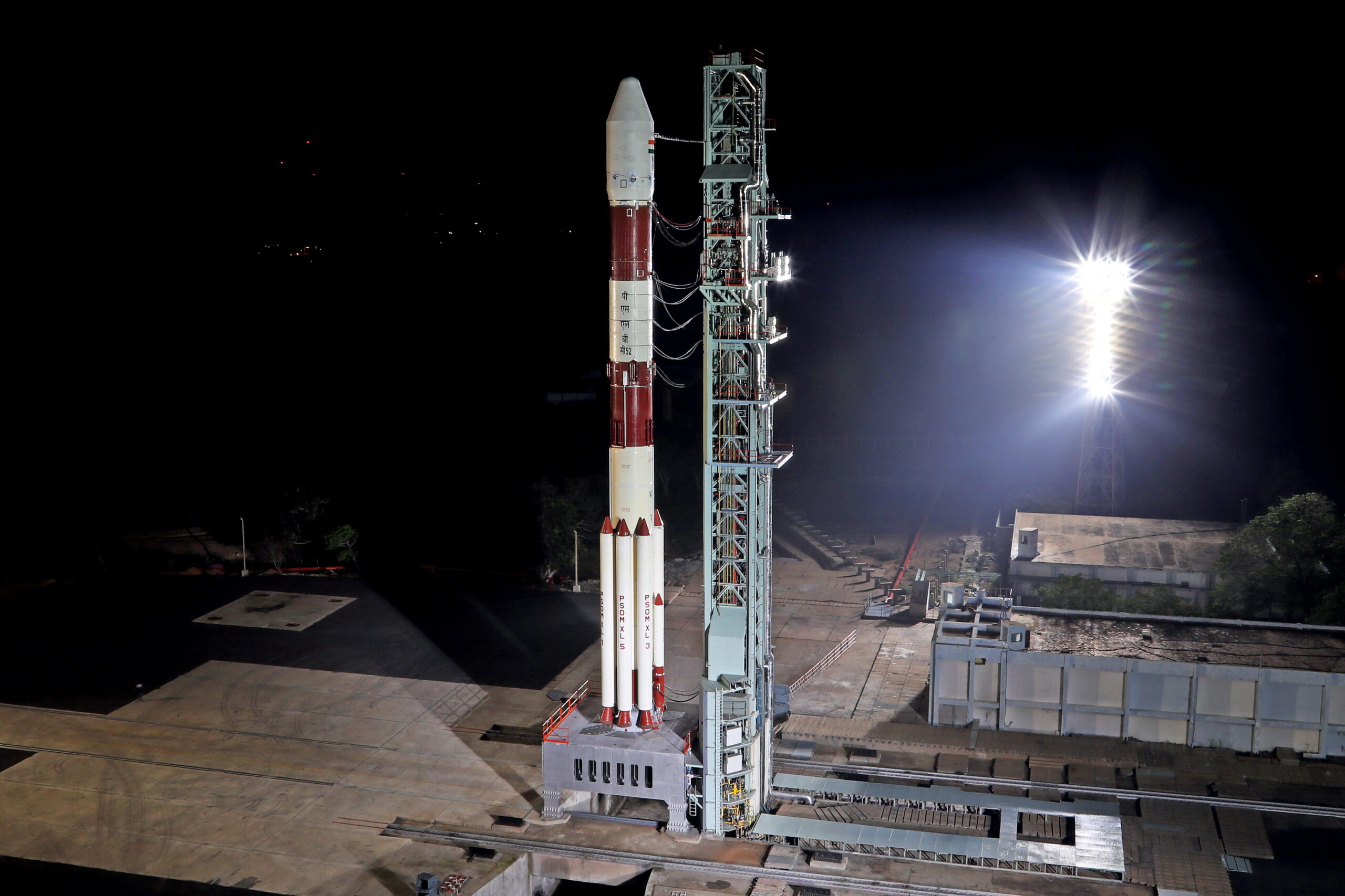 India Launches Seven Satellites On Pslv Rocket