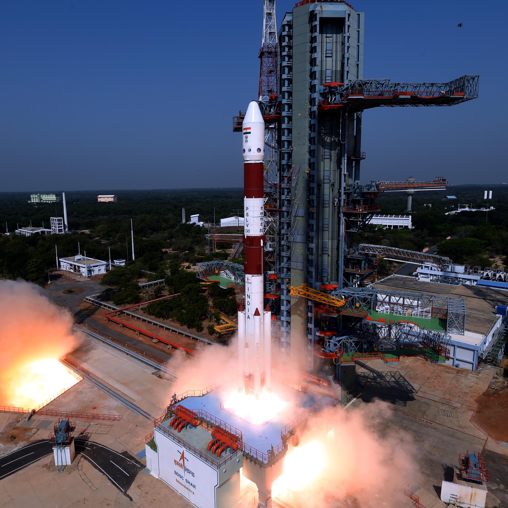 Indian Space Research Organization RISAT2A PSLV Rocket Launch