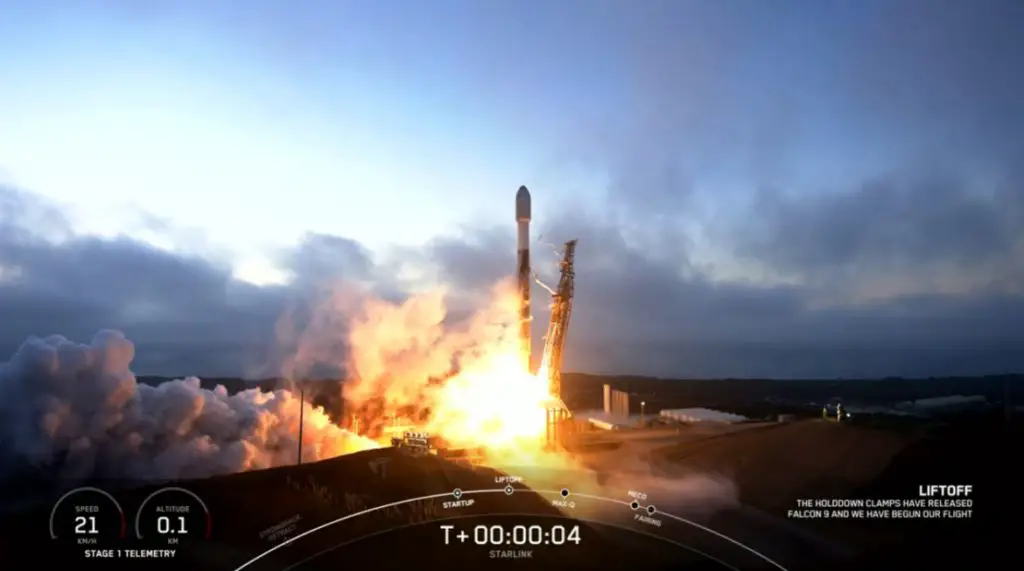 Spacex Falcon 9 Launches Starlink Group 4 31 From Vandenberg